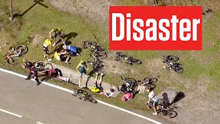 Remco Evenepoel, Jonas Vingegaard, Primoz Roglic in Serious Tour of Basque Country Crash