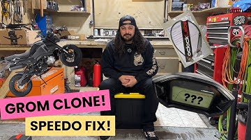 Amazon Grom clone speedo fix | Boom Vader 125 | Honda Grom clone