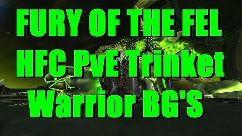 Bajheera - FURY OF THE FEL (Ep.1): PvE Trinket BG Ownage - WoW 6.2 Warrior PvP