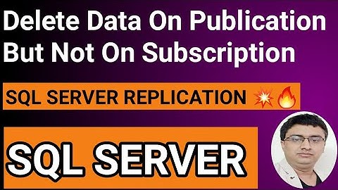 How to delete data on publication database but not replicate on subscription DB ||  Is it possible?