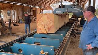 In depth look at the Baker sawmill operation PT1! #sawmilling #bladesharpening#Bakersawmill