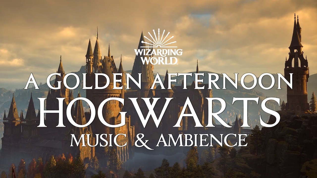 A Golden Afternoon at Hogwarts | Peaceful Harry Potter Music & Ambience