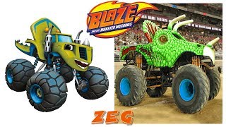 Blaze and the Monster Machines Characters in Real Life
