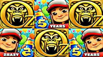 Subway Surfers Washington DC vs Temple Run OZ  Kids Video Cool Games for Kids iGame Kids Cartoons