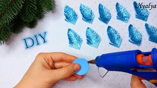 Snowflake From Foamiran ❄ DIY Christmas Ornaments ❄ Christmas Decoration Ideas