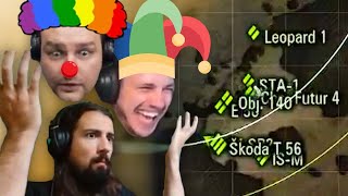 Clown Fiesta Weird Moments Of World Of Tanks Streamers