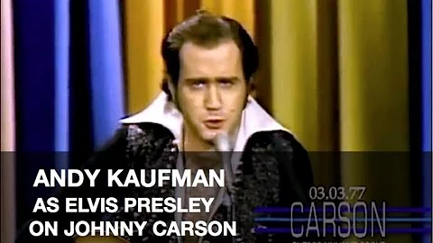 Andy Kaufman Impersonates Elvis Presley and Foreig...