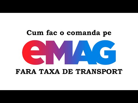 Cum comand pe eMAG FARA TAXA DE TRANSPORT 2023 (Transport GRATUIT) - YouTube