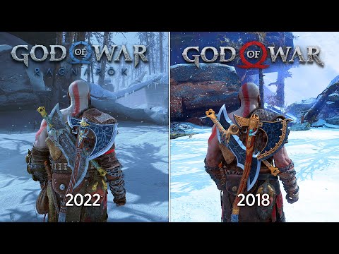 : God of War Ragnarok vs God of War 2018 - Physics and Details Comparison