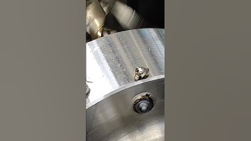 drilling holes on the horizontal boring mill #machine #machinist #chips #machineshop #asmr #milling