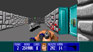 [DOS]Wolfenstein 3D - E1M7 - IMDI PS 100%