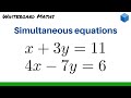 Rsolution dquations simultanes par substitution