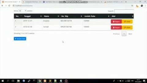 Membuat CRUD bootstrap dengan Codeigniter
