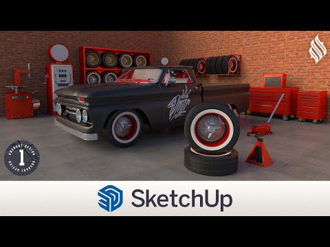 3D Modeling Classic Wheels [Part 1] [SketchUp Tutorial]