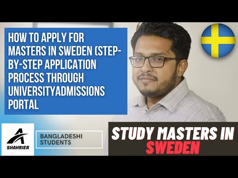 How to Apply for Masters in Sweden Step-by-Step Application Process for Bangladeshi students