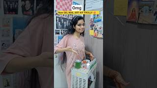 New GEL NAIL ART KIT TROLLY 💥✨️ #shorts #minivlog #ashortaday #tranding #diy #nails #craft #funny