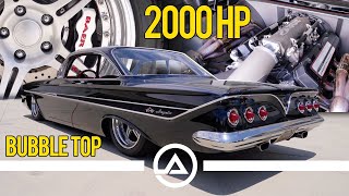 2000hp Twin Turbo 540ci Bubble Top Impala | Great 8 Finalist at Detroit Autorama