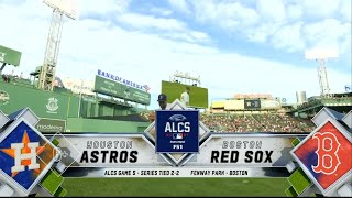 Плей-офф МЛБ 2021. Финал AL: Houston Astros @ Boston Red Sox. Матч 5 (20.10.2021) [RU]