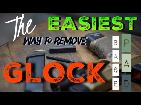 HOW TO remove a Glock factory basepad the EASY WAY