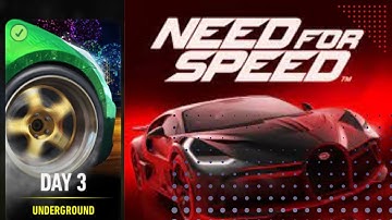 Need For Speed: No Limits 2023 | Bugatti Chiron 25 anniversary |Day three underground