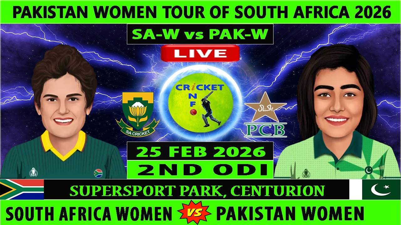 South Africa Women vs Pakistan Women | SAW vs PAKW | 2nd ODI of PAKW vs SAW Live | SA-W vs PAK-W