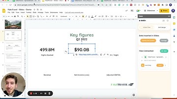 How to connect Sheets cells to Slides text boxes with Dokin