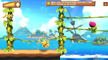 Banana Kong 2 Meet your old friend Snake and take a ride (In One Run)