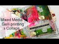 Using Gelli Plate Directly onto your Journal Page