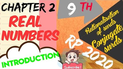 TN Samacheer 9 Maths New Syllabus Real Numbers Introduction  rationalisation of surds conjugate surd