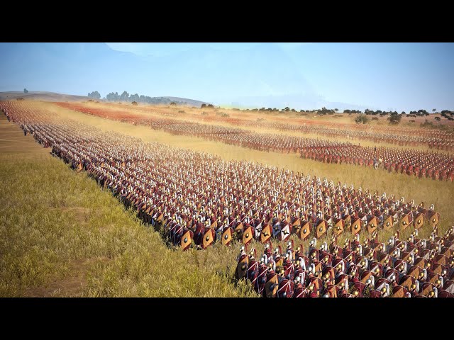 Caesars Romans Vs Pompey's Romans: Battle of Pharsalus 48 BC | Cinematic class=