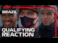 Drivers React After Qualifying | 2021 Brazilian Grand Prix