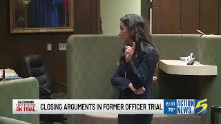 Closing arguments begin in trial against ex-officers