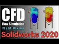 Fluid Mixing using SolidWorks Flow Simulation
