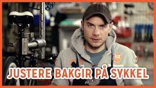 Hvordan justere bak-gir på sykkel?