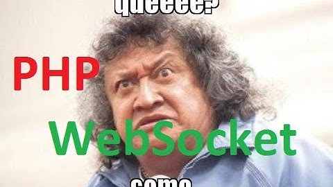 Websocket PHP: armar proyecto con MySQL (no chat)