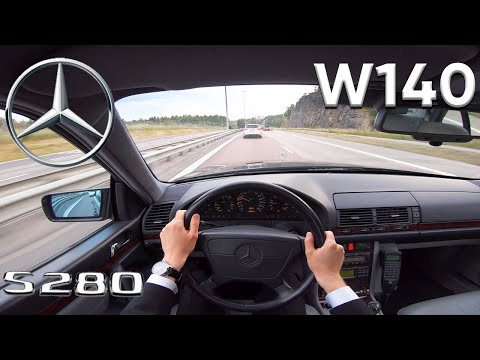 1997 Mercedes-Benz W140 S280 (193 HP) POV Test Drive | Walkaround, 0-100, Acceleration, Sounds
