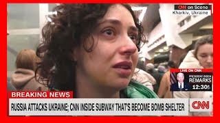 Ukrainians Shelter From War In Subway Station