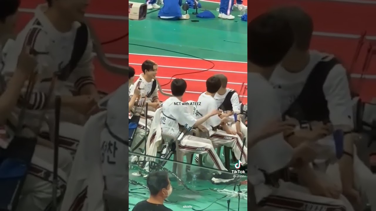 NCT Interactions with other Idol at ISAC 2022 🤗 (cr on vid) 