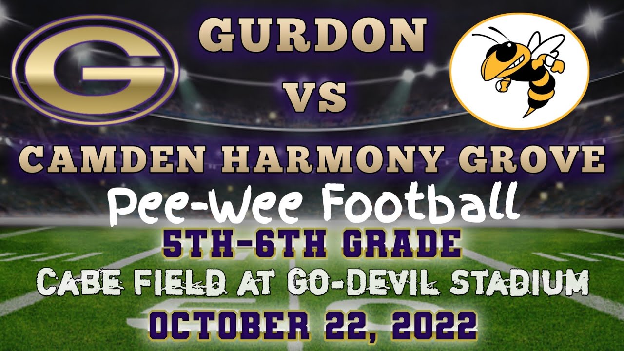 Gurdon Vs Camden HG (5th6th PeeWee) 10/22/2022 YouTube