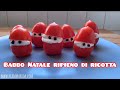 Ricette di Natale per bambini: Babbo Natale pomodori ripieno di ricotta