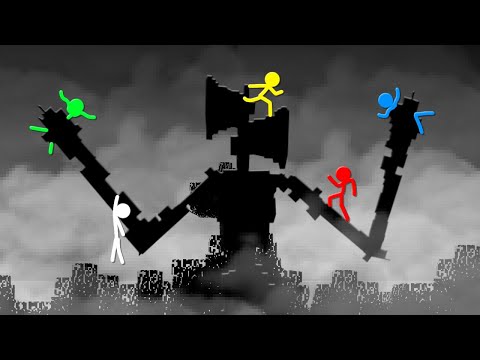 Stickman VS Minecraft: Mutant Siren Head Return - AVM Shorts Animation