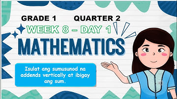MATHEMATICS Quarter 2 WEEK8 DAY1