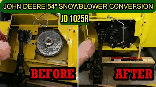 JOHN DEERE 1025R | 47” 54” SNOWBLOWER CONVERSION PARALLEL SHAFT GEAR DRIVE