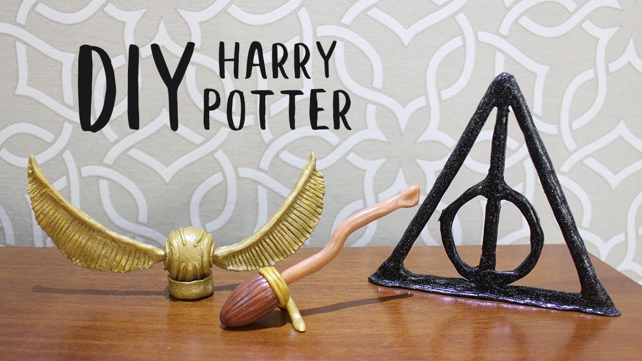 DIY Decoração Harry Potter em Biscuit