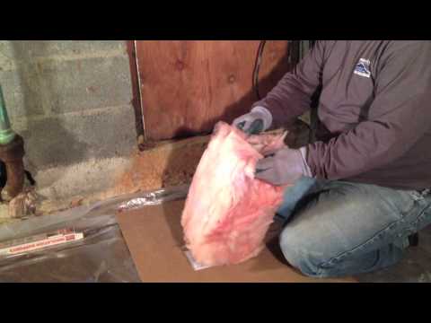 Crawlspace insulation install.mov