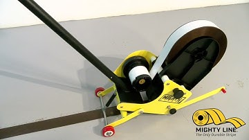 2" Brown Mighty Line Floor Tape Applicator Demo Video
