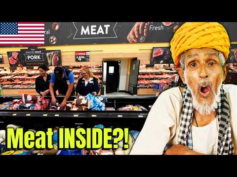 "Why is the Store So BIG?!" Villagers React to American Grocery Stores