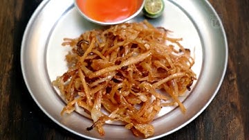 Cách làm Khô mực chiên nước mắm