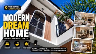 BRAND NEW MODERN MINIMALIST HOUSE ON  SALE ANTEL GRAND VILLAGE | HOUSE TOUR T44