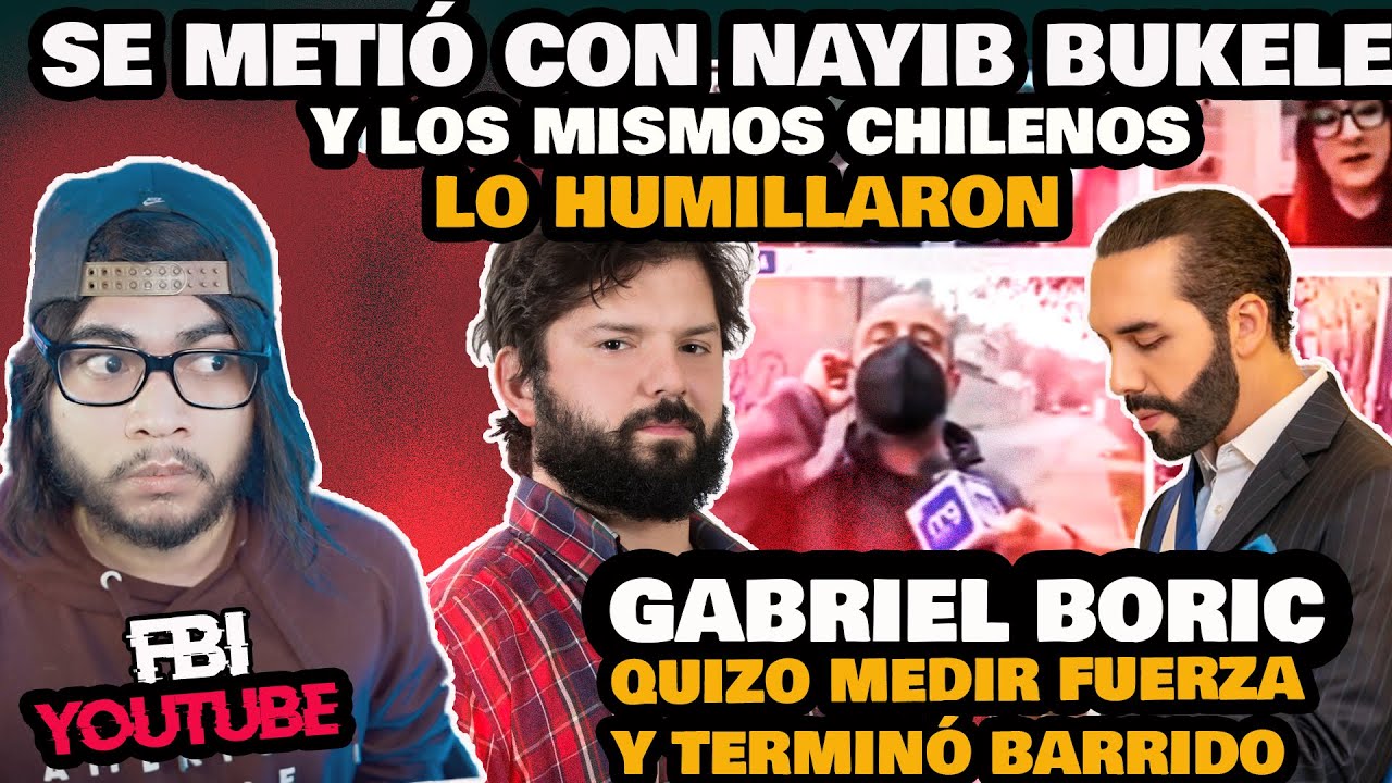 LOS MISMOS CHILENOS BARRIERON CON GABRIEL BORIC POR QUERER ATAC R A los-mismos-chilenos-barrieron-con-gabriel-boric-por-querer-atac-r-a
